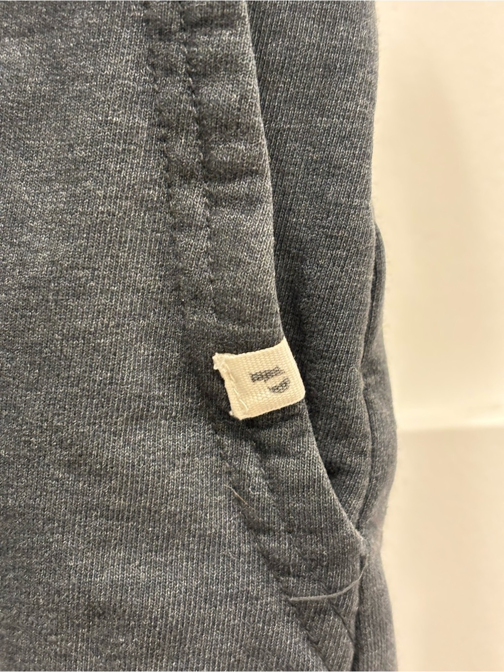 Pact Men's Drawstring Athletic Shorts - Slate Organic Cotton - Picture 3 of 7